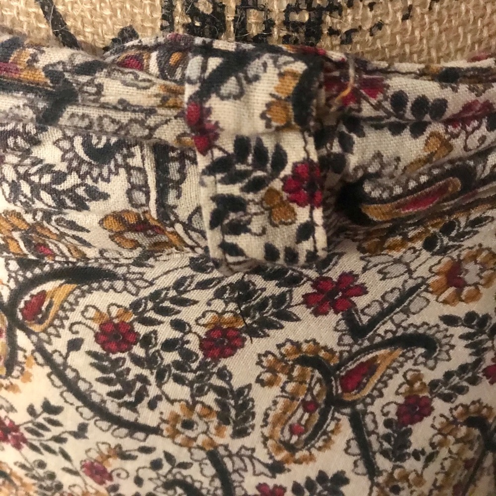 Boho paisley wrap skirt